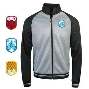 Destiny Guardian Games 2021 Track Jacket Bungie Rewards Gray Black Medium